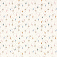 Lolly Floral wallpaper in Confetti by Schumacher, featuring playful small-scale bowing blossoms and dotted background.