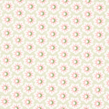Lucie wallpaper in pink and green with starburst and crescent moon pattern by Schumacher