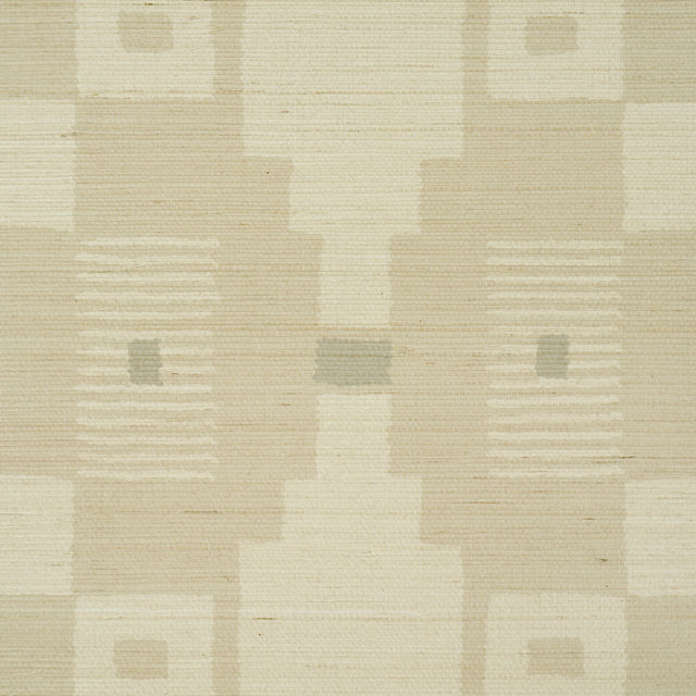 Periscope Sisal Neutral by Schumacher Geometric Wallpaper – Schumacher 5015770
