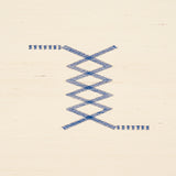 Kin Sisal Embroidery Ink on Ivory by Schumacher Modern Hand-Stitched Sisal Wallpaper – Schumacher 5015781
