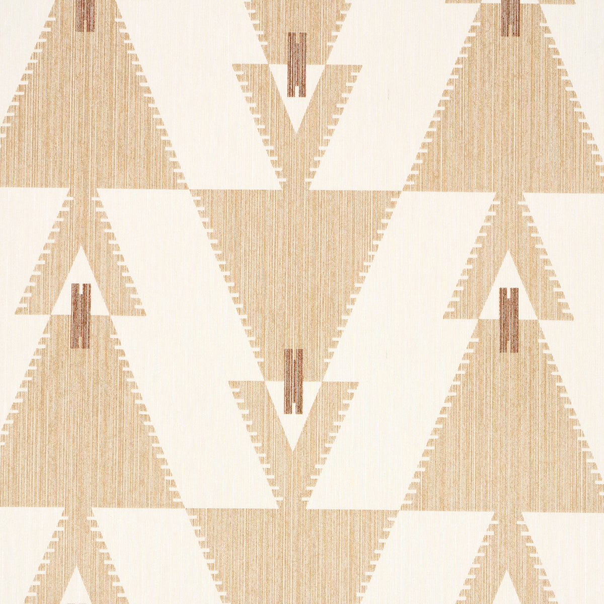 Kalido Oat Geometric Wallpaper by Schumacher x A Rum Fellow – Schumacher 5015791