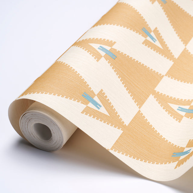 Kalido Honeycomb by Schumacher x A Rum Fellow Modern Geometric Wallpaper – Schumacher 5015792