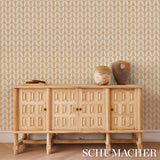 Kalido Honeycomb by Schumacher x A Rum Fellow Modern Geometric Wallpaper – Schumacher 5015792