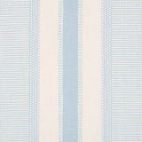 Ipala Stripe Vinyl Sky by Schumacher High-Performance Striped Type II Vinyl Wallpaper – 5015800