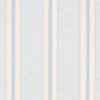 Ipala Stripe Vinyl wallpaper in Sky by Schumacher, a blue and cream striped high-performance Type II vinyl wallcovering designed by A Rum Fellow.