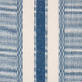 Ipala Stripe Vinyl Ocean by Schumacher – A Rum Fellow High-Performance Striped Vinyl Wallpaper 5015801