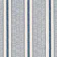 Ipala Stripe Vinyl wallpaper in Ocean by Schumacher, a blue and white multi-width stripe high-performance vinyl wallcovering designed in collaboration with A Rum Fellow.