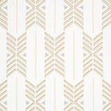 Quiver Sesame by A Rum Fellow Modern Chevron Stripe Wallpaper – Schumacher 5015810