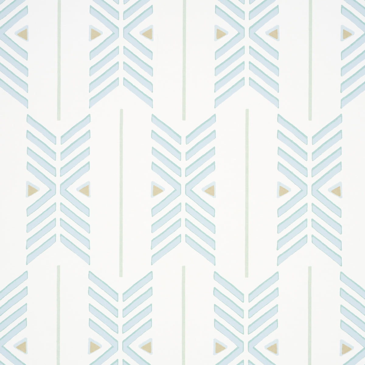Quiver Haze by A Rum Fellow Modern Chevron Stripe Wallpaper – Schumacher 5015811