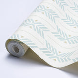 Quiver Haze by A Rum Fellow Modern Chevron Stripe Wallpaper – Schumacher 5015811
