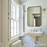 Quiver Haze by A Rum Fellow Modern Chevron Stripe Wallpaper – Schumacher 5015811