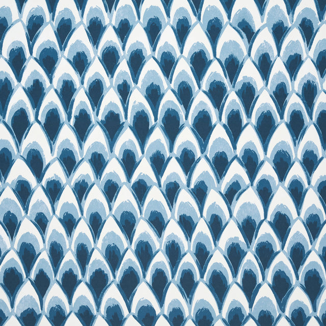 Chinoiserie Grande Panel Set Indigo by Schumacher – Mark D. Sikes Designer Wall Mural 5015820