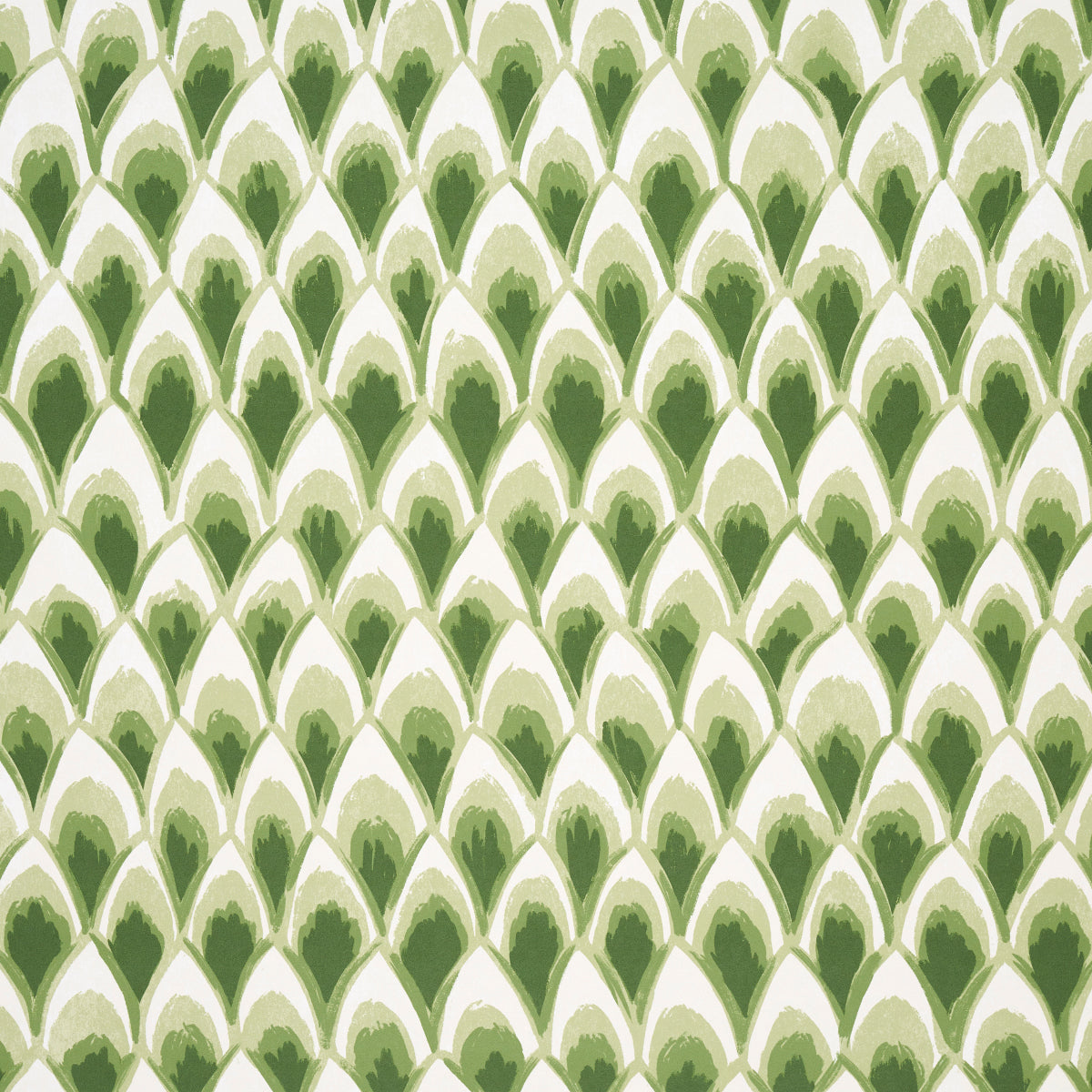 Chinoiserie Grande Panel Set Leaf Green by Mark D. Sikes Botanical Wall Mural – Schumacher 5015821