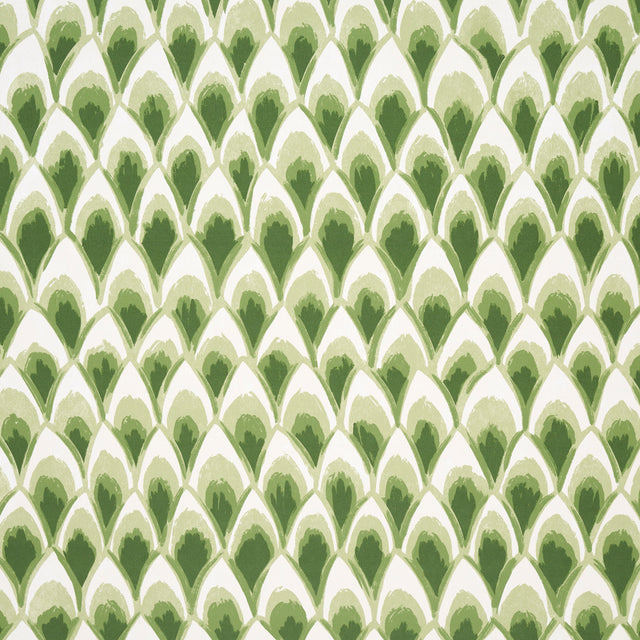 Chinoiserie Grande Panel Set Leaf Green by Mark D. Sikes Botanical Wall Mural – Schumacher 5015821