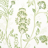Chinoiserie Grande Panel Set Leaf Green by Mark D. Sikes Botanical Wall Mural – Schumacher 5015821