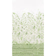 Chinoiserie Grande Panel Set in Leaf Green by Mark D. Sikes for Schumacher, large scale botanical wall mural with climbing flowers and architectural forms.