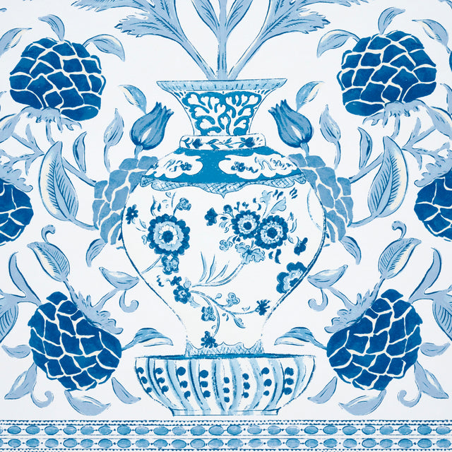 Montecito Panel Set Indigo by Mark D. Sikes – Schumacher 5015830