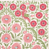 Montecito Panel Set Red by Mark D. Sikes Paisley Floral Medallion Wallcovering – Schumacher 5015831