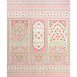 Montecito Panel Set by Mark D. Sikes for Schumacher. Large-scale, intricate paisley, floral, and medallion wallcovering in red and green on uncoated nonwoven.