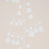 Bleeding Hearts Neutral by Peg Norriss Contemporary Floral Wallpaper – Schumacher 5015860