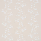 Bleeding Hearts wallpaper by Peg Norriss for Schumacher, featuring a delicate neutral floral motif in a contemporary style.