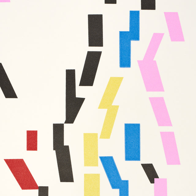 Confetti Multicolor Abstract Stripe Wallpaper by Peg Norriss – Schumacher 5015870
