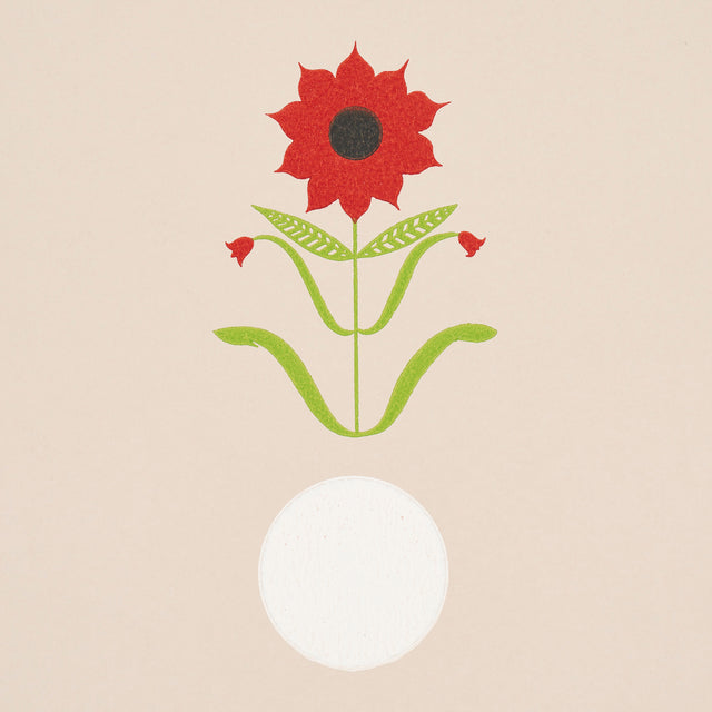 Forget Me Dots Neutral by Peg Norriss Abstract Floral Wallpaper – Schumacher 5015880