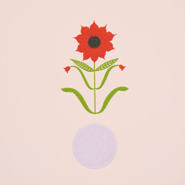 Forget Me Dots Pink by Peg Norriss Modern Geometric Floral Wallpaper – Schumacher 5015881