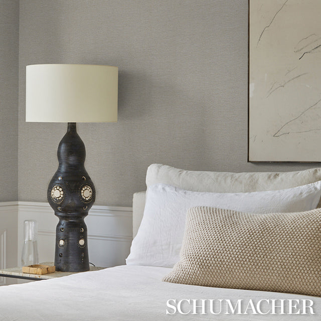 Linen Plissé Wallcovering Natural by Schumacher – Patterson Flynn 5015894