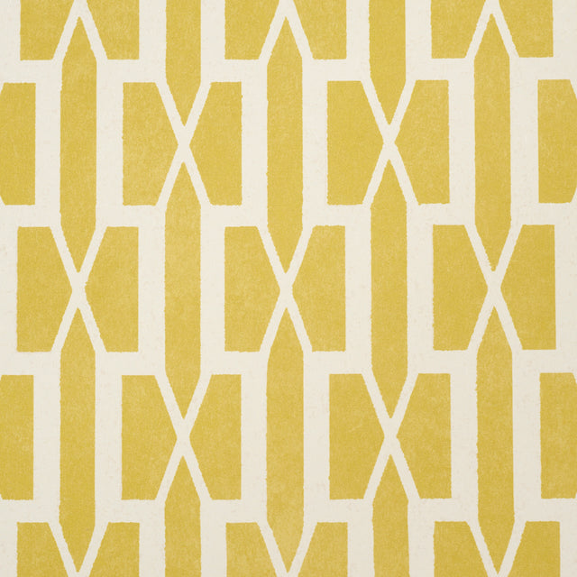 Belvedere Mimosa by Veere Grenney Geometric Trellis Wallpaper – Schumacher 5015912