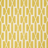 Belvedere Mimosa by Veere Grenney geometric trellis yellow wallpaper by Schumacher