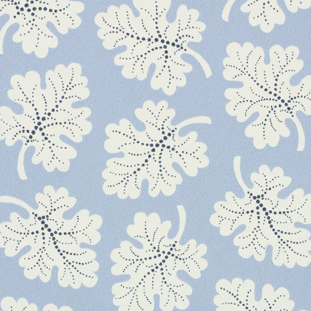 Olive Sky by Rita Konig Small-Scale Leaf Motif Wallpaper – Schumacher 5015922