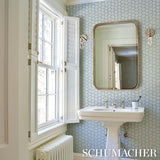 Olive Sky by Rita Konig Small-Scale Leaf Motif Wallpaper – Schumacher 5015922