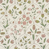 Frances Scallop Floral Petal by Schumacher Pink Floral Wallpaper – Schumacher 5015960