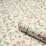 Frances Scallop Floral Petal by Schumacher Pink Floral Wallpaper – Schumacher 5015960