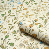 Frances Scallop Floral Wallpaper Document Schumacher – 5015961