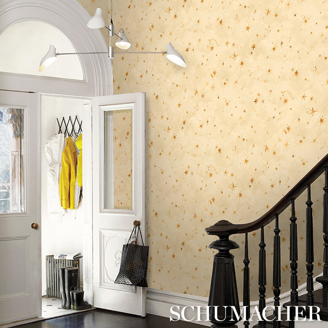 Luminaries Sunbeam by Backdrop x Xavier Donnelly Celestial Wallpaper – Schumacher 5016011