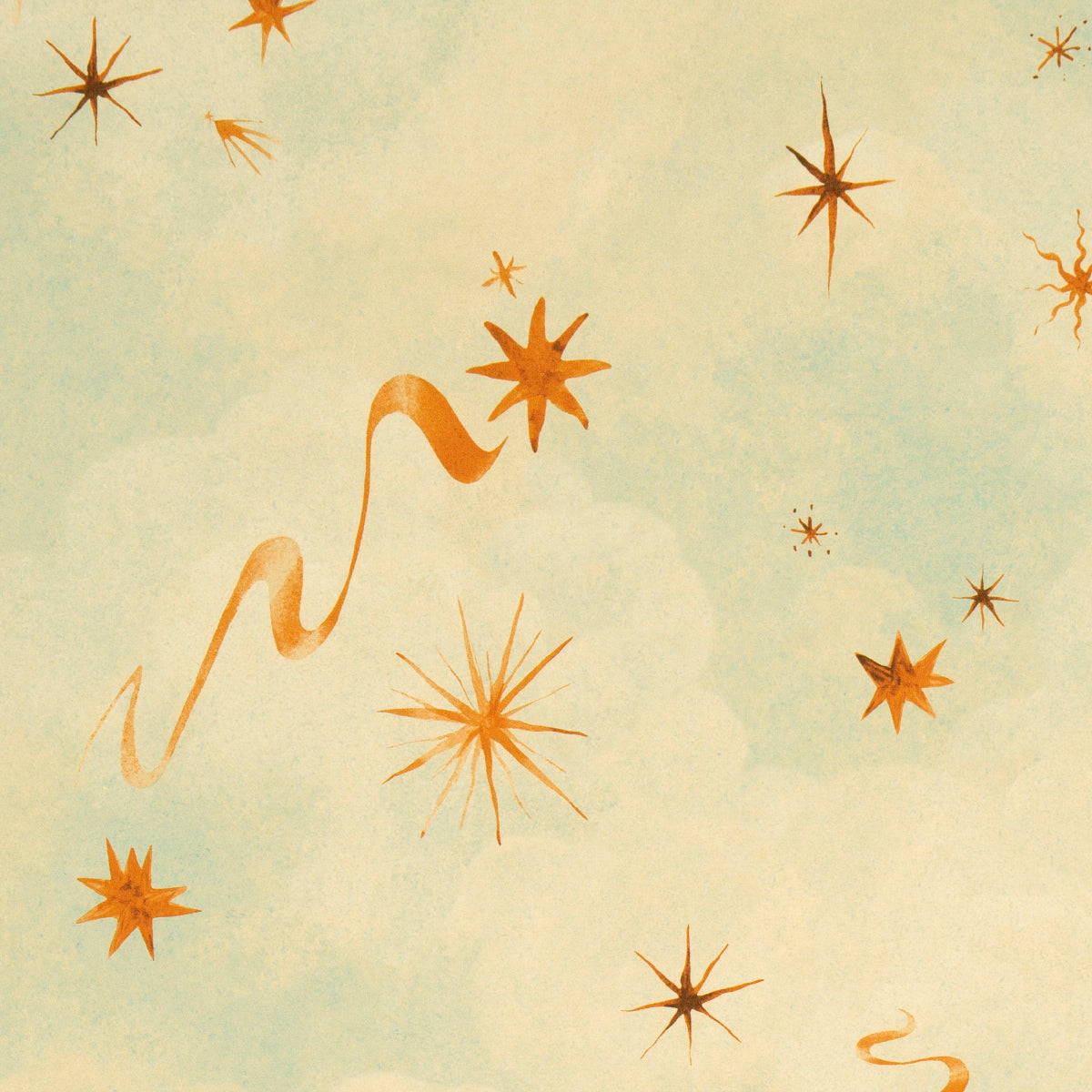 Luminaries Dusk by Backdrop x Xavier Donnelly Celestial Cloudscape Wallpaper – Schumacher 5016012