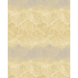 Painted Sky Sunbeam wallpaper by Backdrop x Xavier Donnelly for Schumacher, featuring a hand-painted cloudscape in soft yellow and cream tones.