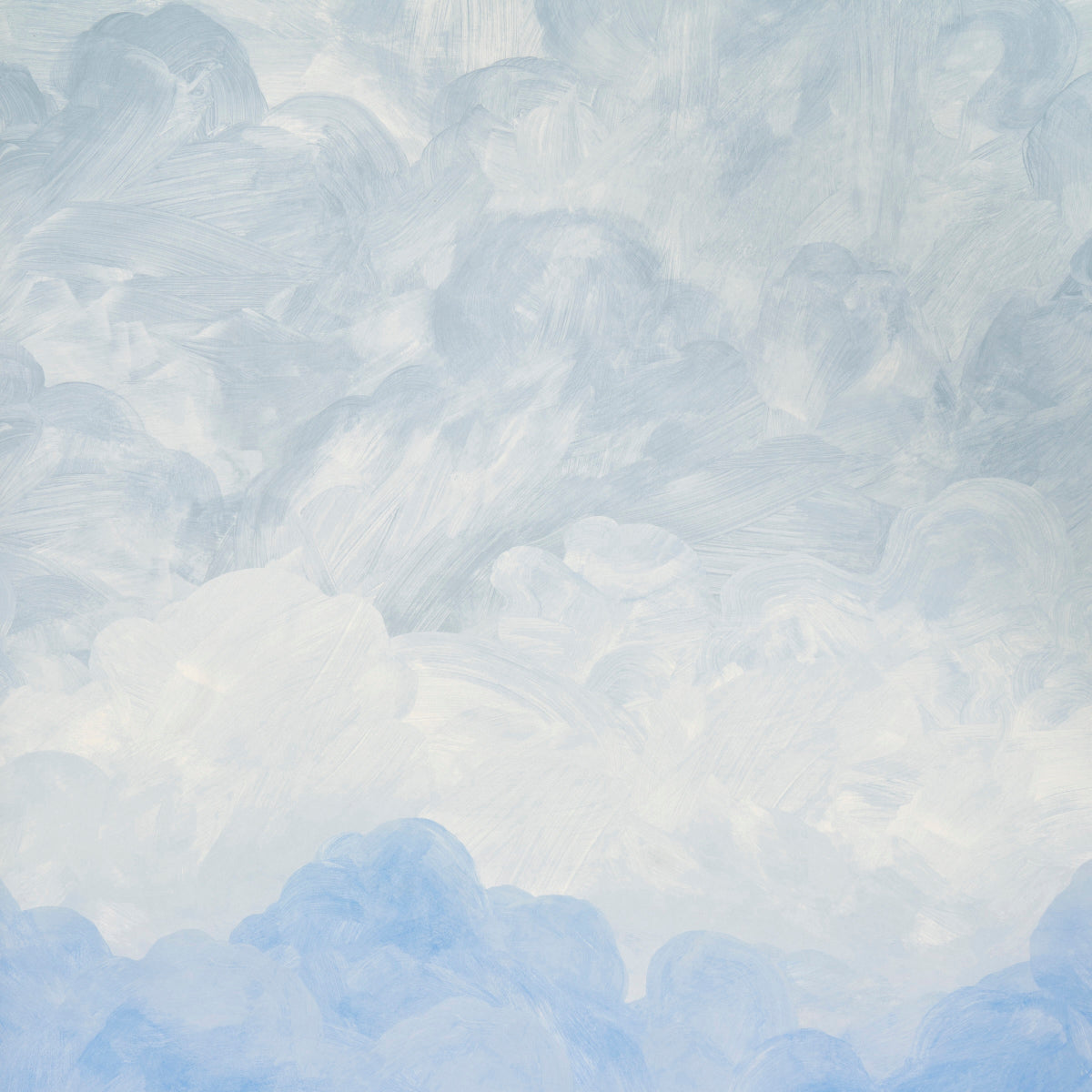 Painted Sky Clear Blue by Backdrop x Xavier Donnelly Digital Wall Mural – Schumacher 5016021
