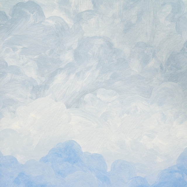Painted Sky Clear Blue by Backdrop x Xavier Donnelly Digital Wall Mural – Schumacher 5016021