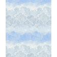 Painted Sky wallpaper by Backdrop x Xavier Donnelly for Schumacher, featuring a hand-painted cloudscape in clear blue tones.