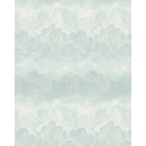 Painted Sky wallpaper in Air by Backdrop x Xavier Donnelly for Schumacher, featuring a hand-painted cloudscape in soft blue and white tones.