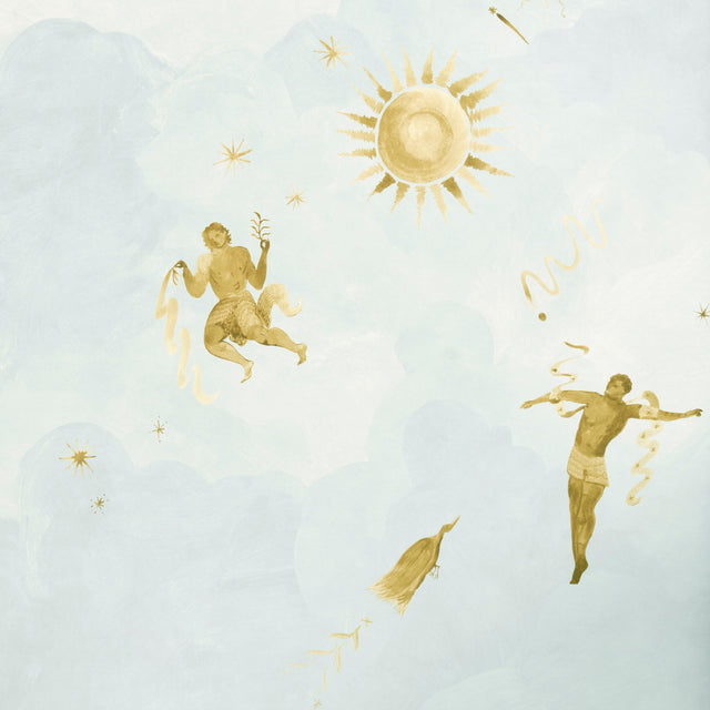 Ascendance 3 Panel Set Air by Schumacher x Backdrop Mythological Cloudscape Mural Wallpaper – 5016031