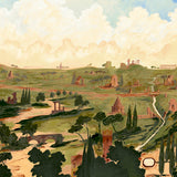 Appian Way 4 Panel Set Daylight by Backdrop x Xavier Donnelly Scenic Wall Mural – Schumacher 5016040