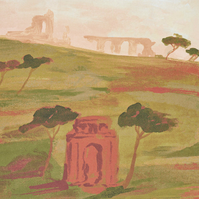 Appian Way 4 Panel Set Daylight by Backdrop x Xavier Donnelly Scenic Wall Mural – Schumacher 5016040