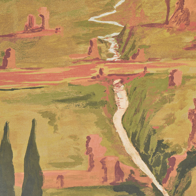 Appian Way 4 Panel Set Daylight by Backdrop x Xavier Donnelly Scenic Wall Mural – Schumacher 5016040