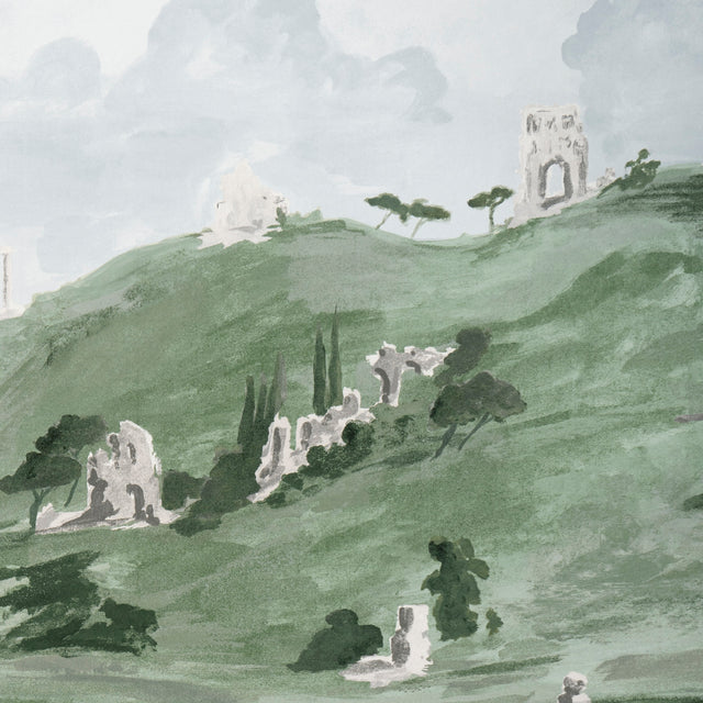 Appian Way 4 Panel Set Fog by Backdrop x Xavier Donnelly Scenic Wall Mural – Schumacher 5016041