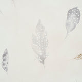 Woodland Feathers Pebble by Schumacher Elegant Hand-Painted Feather Wallpaper – Schumacher 5016060