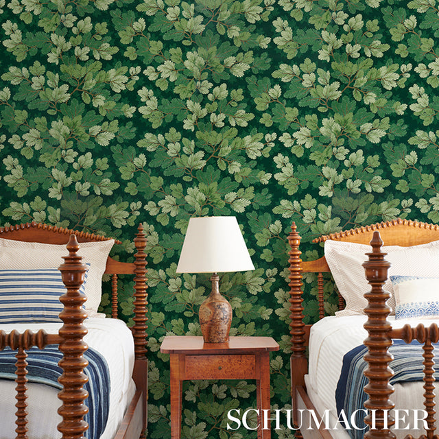 Covey Hedge Forest by Schumacher Botanical Wallpaper – A Country Life Collection 5016071